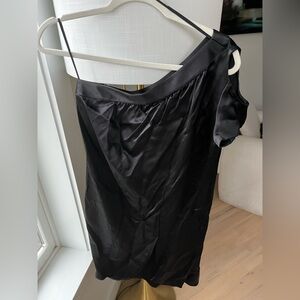 JAYGODFREY 100% Silk Black Dress